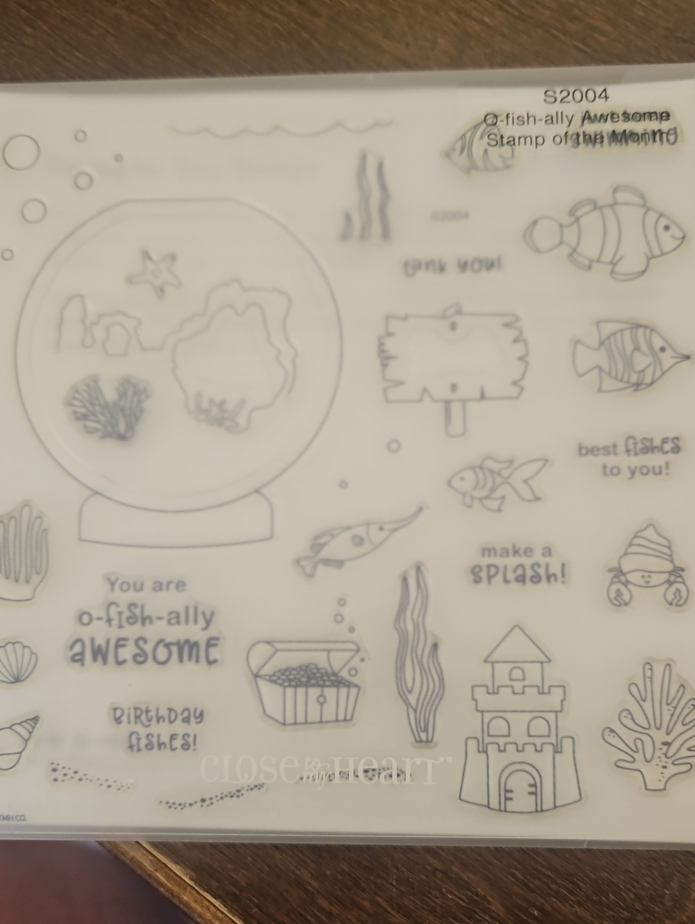 Close To My Heart - S2004 O-fish-ally Awesome Stamp Set